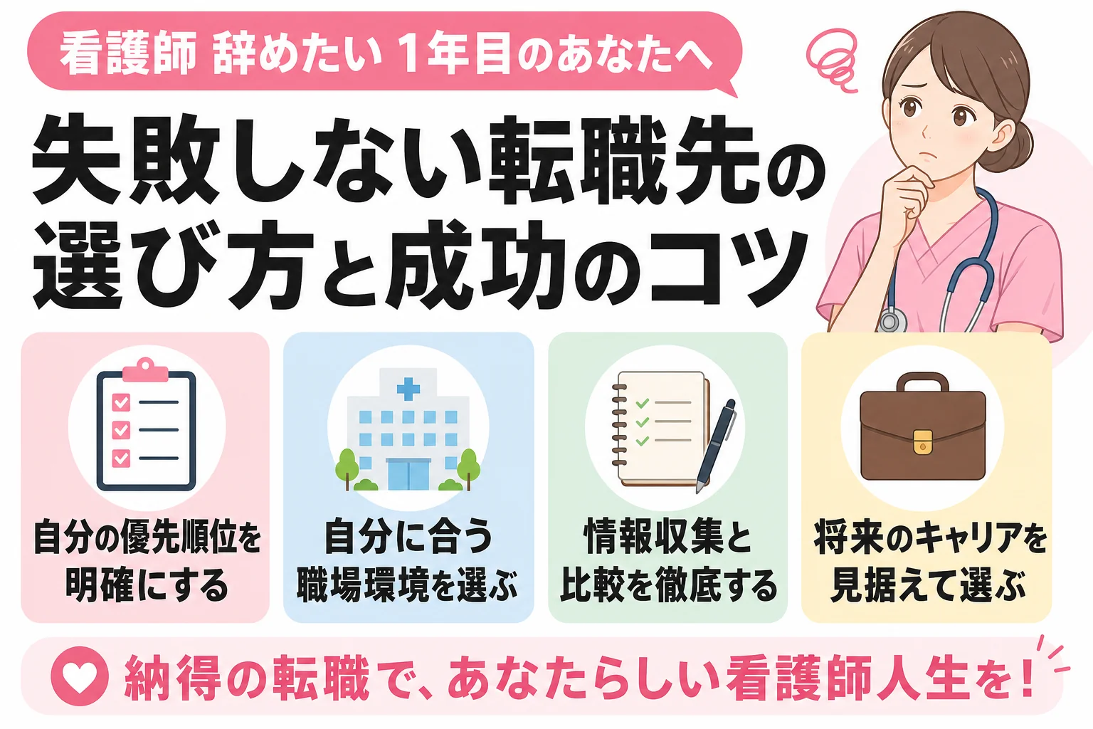 失敗しない転職先の選び方と成功のコツ