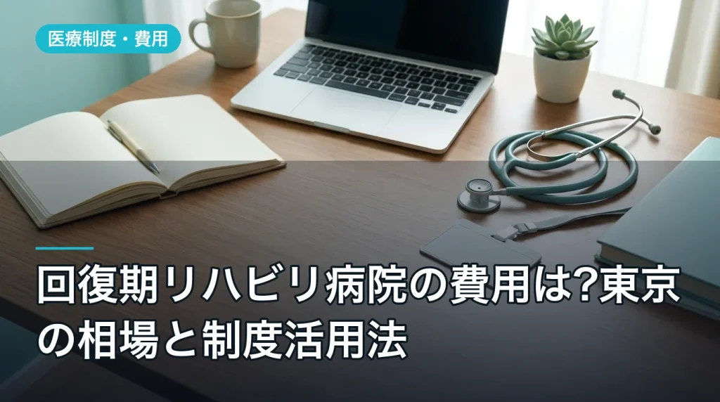 回復期リハビリ病院の費用は?東京の相場と制度活用法